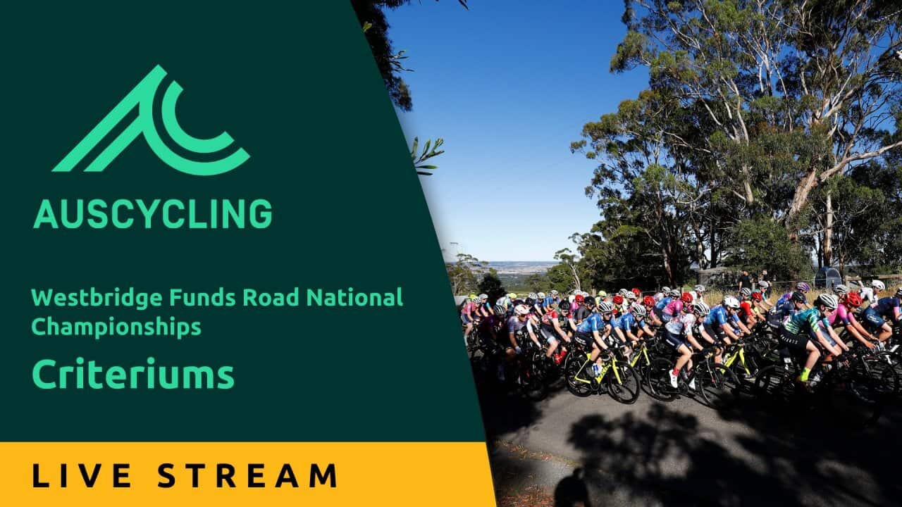 Criteriums - Live Stream - Westbridge Funds Road National Championships 2026